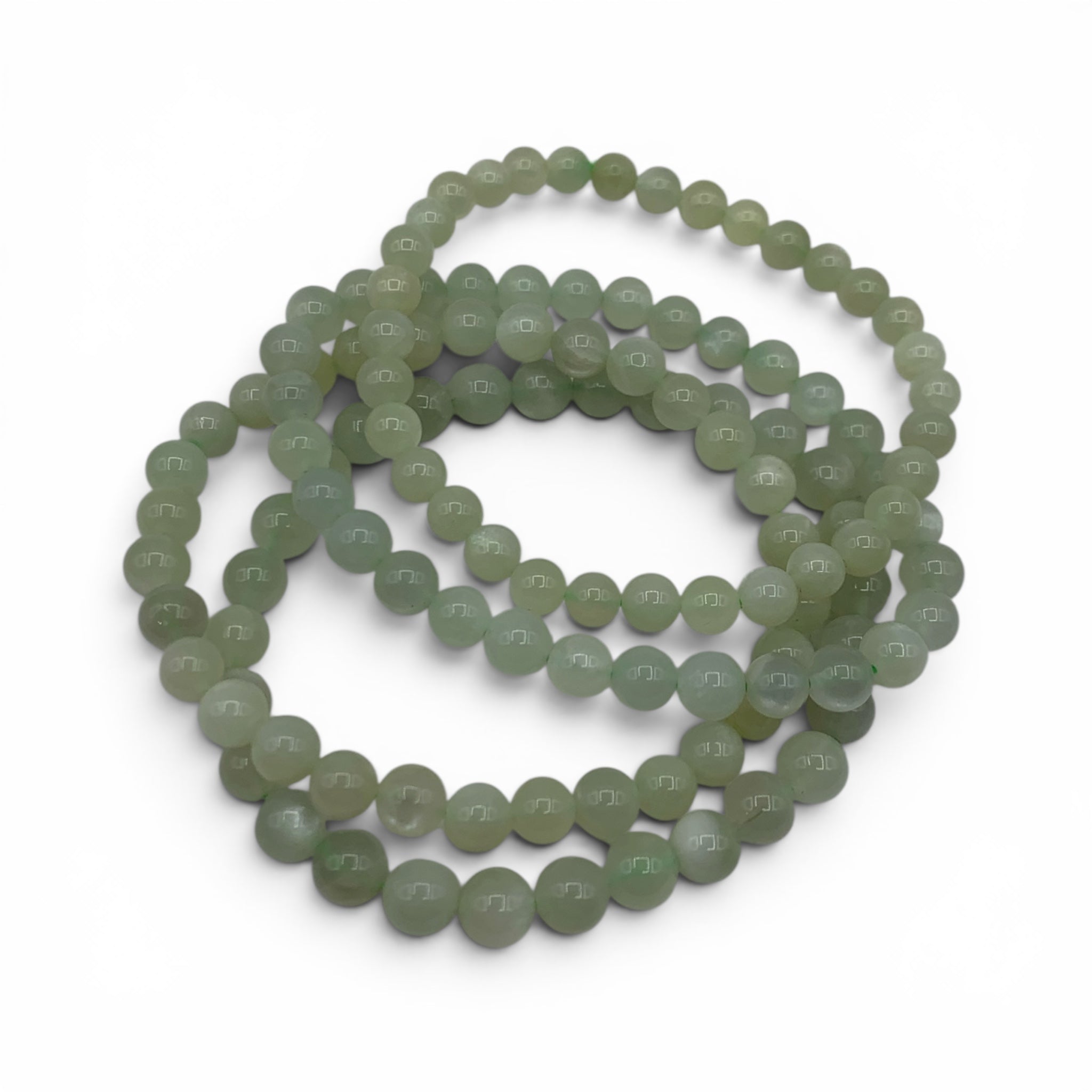 Bracelet - Moonstone Green 6-7mm